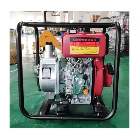 Professional Industrial Diesel Engine Centrifugal Water Pump 4 Inch Self Priming Diesel Pump
