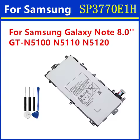 SP3770E1H Battery for Samsung Galaxy Note 8.0 N5100 N5120 N5110 GT-N5100 GT-N5110 +free tools