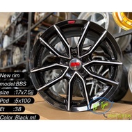 BBS 17x7.5 5H 4H New sport rim johor baru📍