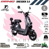 Sepeda Listrik UNITED Dresden 2.0 E bike MOPED Max 1150 Watt