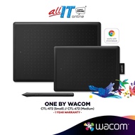 One By Wacom Drawing Tablet Small / Medium (CTL-472 / CTL-672) | Student & Designer Drawing Tablet