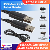 Kabel Extention USB Male to USB Male / Kabel USB Male to Male Untuk Printer 100 cm / Sambungan Cable