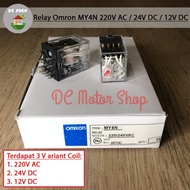 Relay My4N 12V / 24V Dc / 220V Ac / 48V Dc Relay 4 Out 12Vdc 24Vdc 220Vac 48Vdc Original