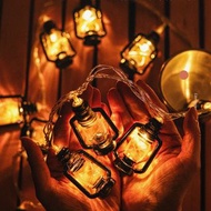 太陽能燈串 solar energy led lighting string 復古煤油燈防水 錄音燈串