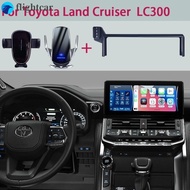 （FT）Car Phone Holder For Toyota Land Cruiser LC300 2022 2023 Multimedia Screen Fixed Bracket Base Ca