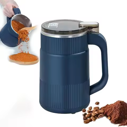 Electric Coffee Grinder Beans 500ml Grain Grinder Beans Grains Mill Household Electric Stainless Ste