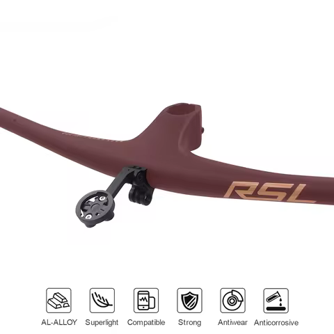 Bicycle Handlebar Computer Mount For Trek Bontrager RSL Speedometer Out-front Gopro Combo Mount for 