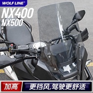 Promotion Suitable for Honda 24+NX400 Modified NX500 Heightened Front Windshield Heightened Windshie