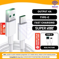 CABLE DATA CHARGER 4A TYPE C SUPER VOOC FAST CHARGING FOR OPPO RENO 1 2 2F 2Z 3 4 5F 6 7Z 8 8T 8Z 10