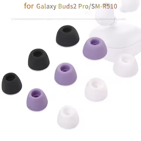 3 Pairs Ear Tips Earplugs for Galaxy Buds 2 Pro, Replacement Earbuds Ear Caps Gels for Samsung Galax