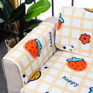 Cotton Printing Couch Cover Recliner Sofa Cover Armrest Backrest Cover Anti-slip 1/2/3/4/ Seater &amp; L Shape Sofa Cover