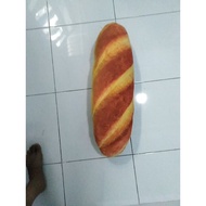 3d bread pillow 1m long with teardrop zipper