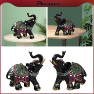 phenovo Creative Elephant Ornaments Elephant Sculpture Animal Statue Elephant Statue
