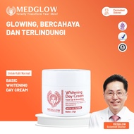 MEDGLOW CLINIC Basic Whitening Day Cream SPF30 | Skincare Krim Pagi Pemutih Kulit Moisturizer BPOM H