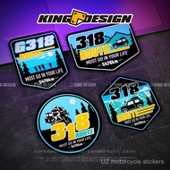 Ready Stock This Life Must Drive 318 Car Stickers Xinjiang Tibet Lhasa Self-Driving Youchuan Tibetan