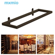 MXMIO Wine Rack, Black/Gold Wall Mounted Wine Bottle Holder, Under Cabinet Organizer Metal Useful Ha