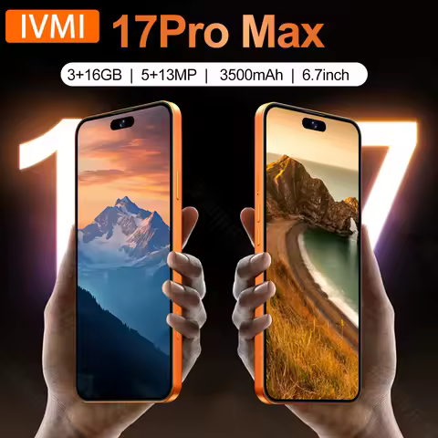IVMI Global Vision 17 Pro Max Smartphone Android 3GB RAM 16GB ROM Dual SIM Fingerprint Face Unlock 4