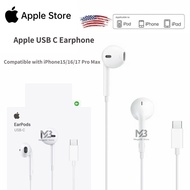 Apple USB C Earpods for iPhone 17 16 15, Type C Wired Earbuds with Volume Control, In Ear Earphones 