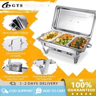 【SG】 Buffet Pan Food Tray Stainless Steel Buffet Stove Serving Tray Serving Tray Party Catering Food