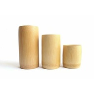3 pieces of bebeda bamboo cups, tea cups, coffee natural bamboo aromanatural