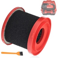 Foam Wet Filter 49-90-2015 for Milwaukee 0880-20, 0960-20, 0960-21, 0970-20 Wet/Dry Vacuums, Stops d