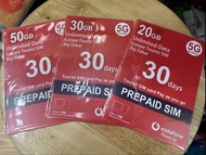 Vodafone 歐洲旅遊SIM卡 5G 30天