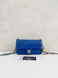 Chanel 金球cf mini 藍色