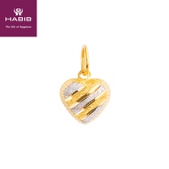 HABIB 916/22K Yellow and White Gold Pendant GP21C