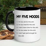 WFFN Cross-Border Style Mug Office Cup Household Cup ins Style