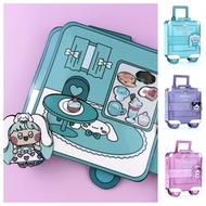 AIVRIEL Anime Activity Books Kuromi Quiet Book Toys Handmade Trunk Cinnamoroll Busy Book My Melody Paper DIY Luggage Case Toy Girls