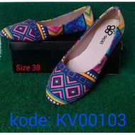 Flat shoes - b shoes - tribal canvas flat shoes - flat shoes