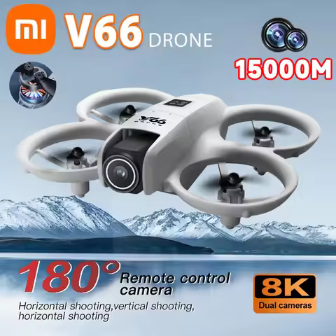 Xiaomi V66 Mini Drone 8K Profession HD Wide Angle Camera WiFi FPV RC Dron Height Keep Helicopter Fol