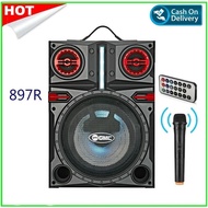 GMC Speaker Meeting Portable 897R Mic wireles Fitur Lengkap