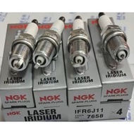 Warranty 3 months NEW 4Pcs Iridium Spark Plug IFR6J11 7658 Suzuki Baleno Liana Grand Vitara Swift SX