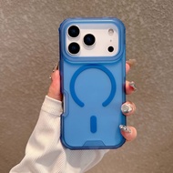 HP For iphone 14 15 Pro Max 14 Pro Max 17 Pro Max 16 Pro Max Casing Frosted Magnetic 3 in 1 Simple A