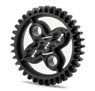 [1 Cái] LEGO Technic Bánh Răng Mặt Vát Kép 36 Răng - LEGO Black Technic Gear 36 Tooth Double Bevel I