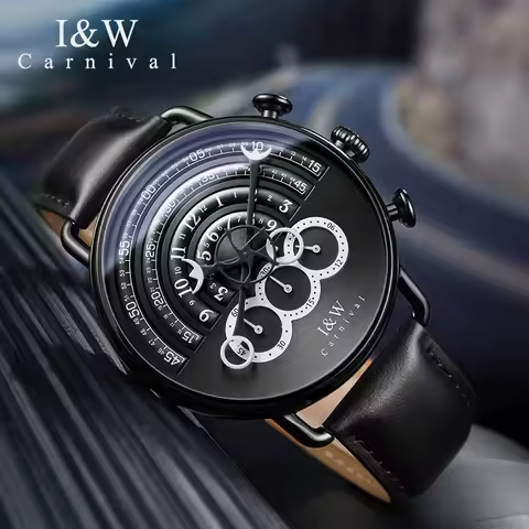 Relogio masculino CARNIVAL Military Watch Sport Mens Watches Top Brand Luxury Quartz watch Waterproo