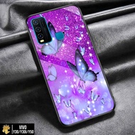 Case VIVO Y30i / Y30 / Y50 - Casing VIVO Y30i / Y30 / Y50 Terbaru AERO CASE [ Butterfly ] Silikon VIVO Y30i / Y30 / Y50 -  Case Hp - Cassing Hp - Softcase Glass Kaca - Softcase VIVO Y30i - Kesing VIVO Y30i - Kondom Hp - Case Terlaris - Case Terbaru