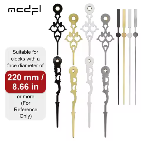 MCDFL Vintage Clock Hand Wavy Replace Second Arrow Fancy Grandfather for Orient Watch Mechanism Cooc