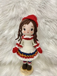 Búp bê len handmade mùa đông (30x15)