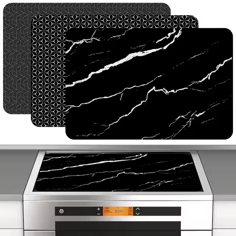 Induction Cooktop Mat Silicone Induction Cooker Covers Heat-resistant Induction Cooktop Protector Ma