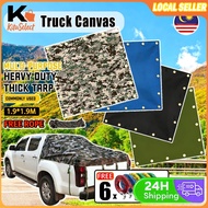 【COD】Pickup Truck Canvas | Kanvas Trak Pickup dengan | Penutup Kereta Pickup | canvas 4x4 truck use