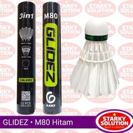 Shuttlecock 3 in 1 GLIDEZ M 80 BLACK Kok 3in1 M80 Maxbolt Badminton Bulutangkis Original