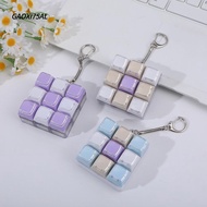 GAOXI75AL Keyboard Games Keychain, Fidget Decompression DIY 9 Keyboard Key Toy Gift,  Button Keycap 