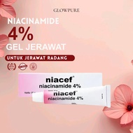 Niacef Gel Niacinamide 4% 15 Gram Rawatan Acne Vulgaris Kurangkan Jerawat Merah & Kulit Berminyak