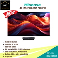 *NEW 2025* Hisense 100 inch / 120 Inch AI 4K Laser Cinema Smart TV / PX3-PRO+DLT100-B1 / PX3-PRO+DLT