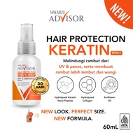MAKARIZO Advisor Hair Protection Keratin Spray 60mL - Hair Sunscreen | UV Heat Protect | Makarizo Ha