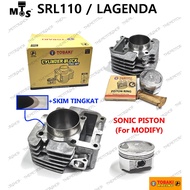 👍SKIM TINGKAT 60mm/58mm/57mm/55mm SRL110/SRL 110ZR/Lagenda110 TOBAKI RACING Block Cylinder Blok Cyli