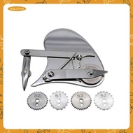 [Bvdfgk] Dotting Pen Precision Pattern Pen with Wheels Mechanical Drafting SET a