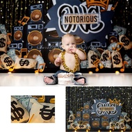 Notorious One Backgrounds Cake Smash Adult Family Photography Props Child Baby Mini Boss Photo Studi